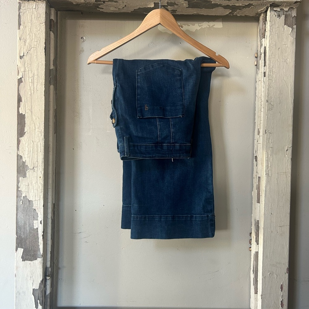 Anthropologie Pilcro Wide Leg Cropped Denim